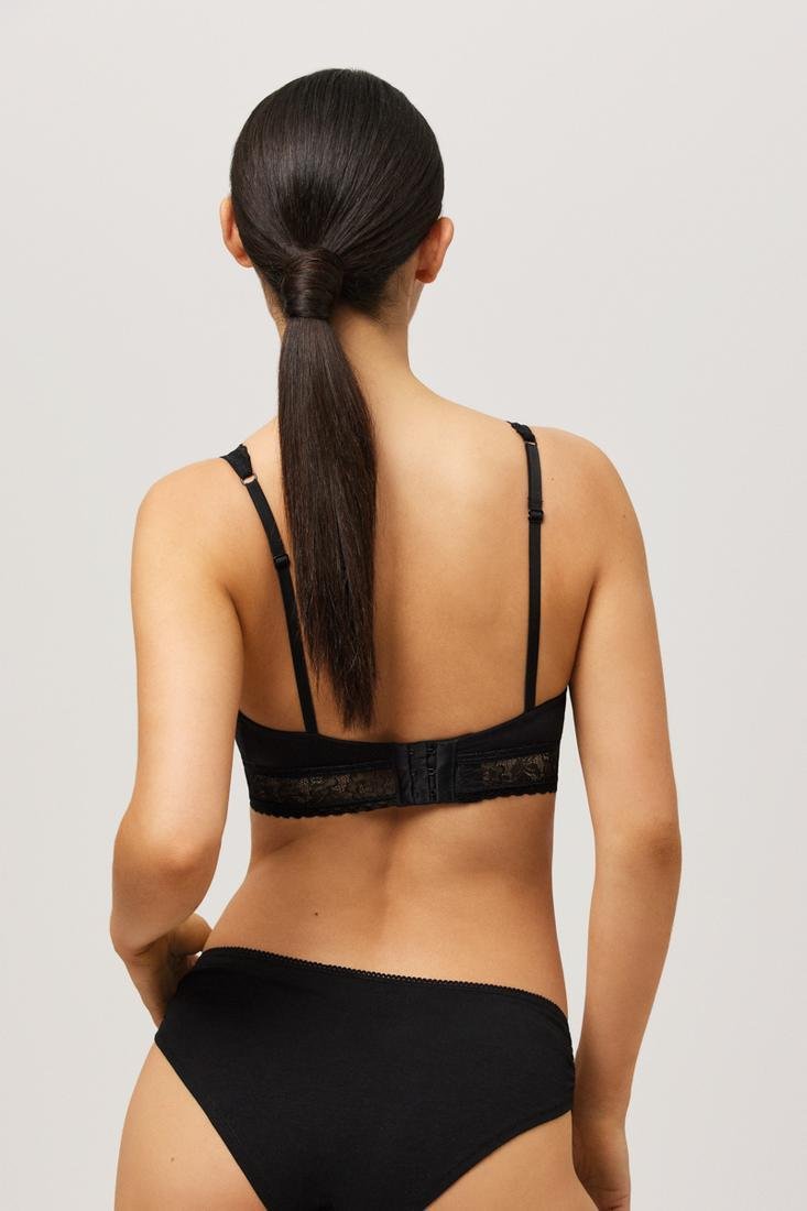 Bralette Encaje Ysabel Mora - Negro