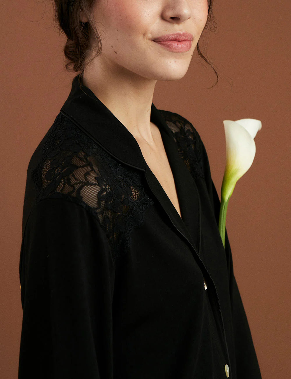 Camisola Boyfriend Bridal Black