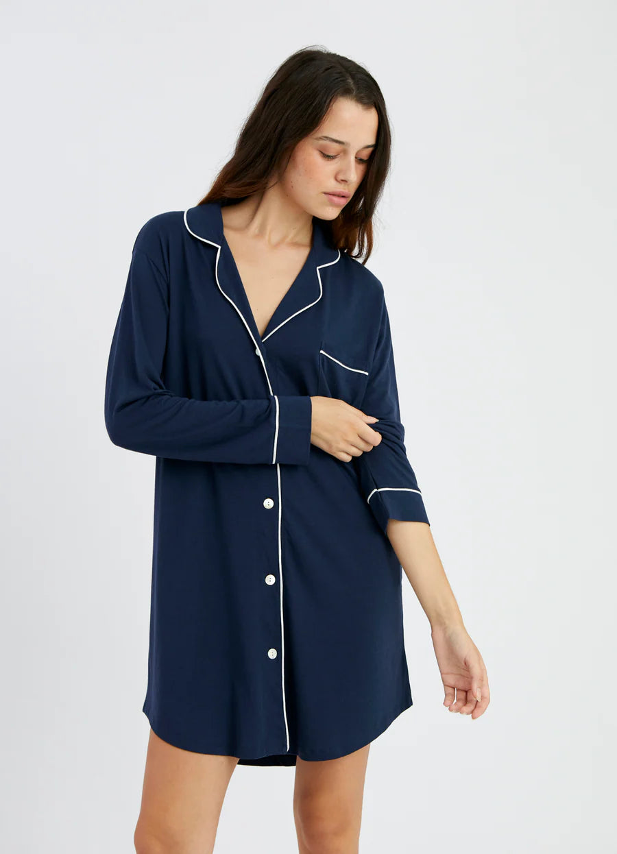 Camisola Boyfriend Indigo