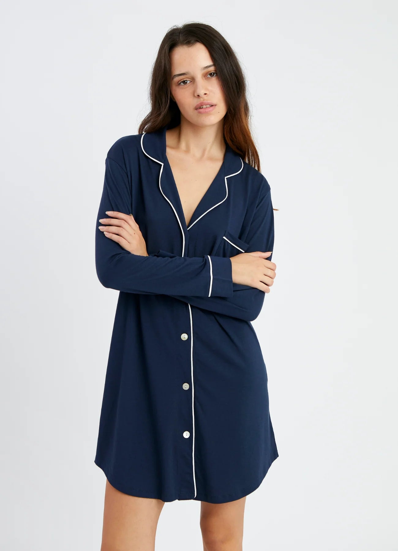 Camisola Boyfriend Indigo