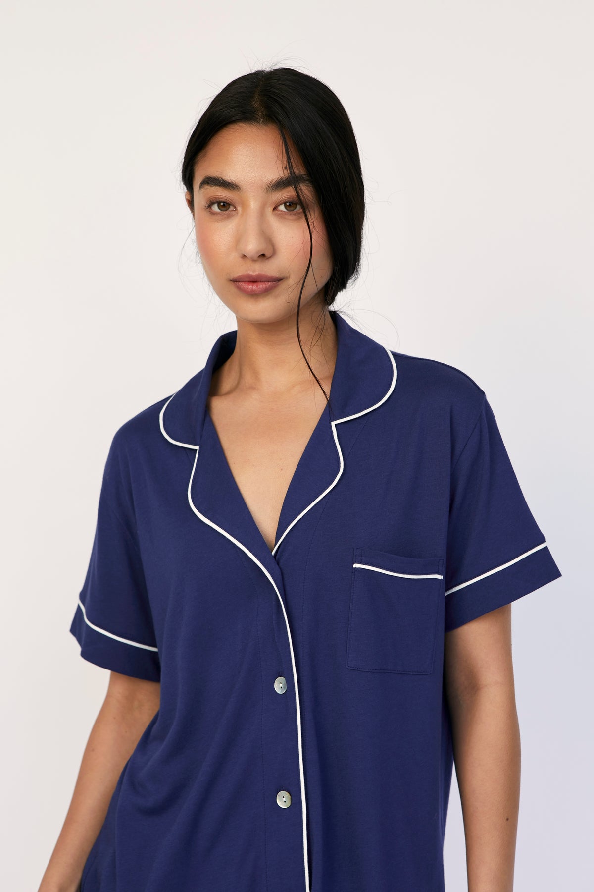Pijama Boyfriend Short Sapphire Blue