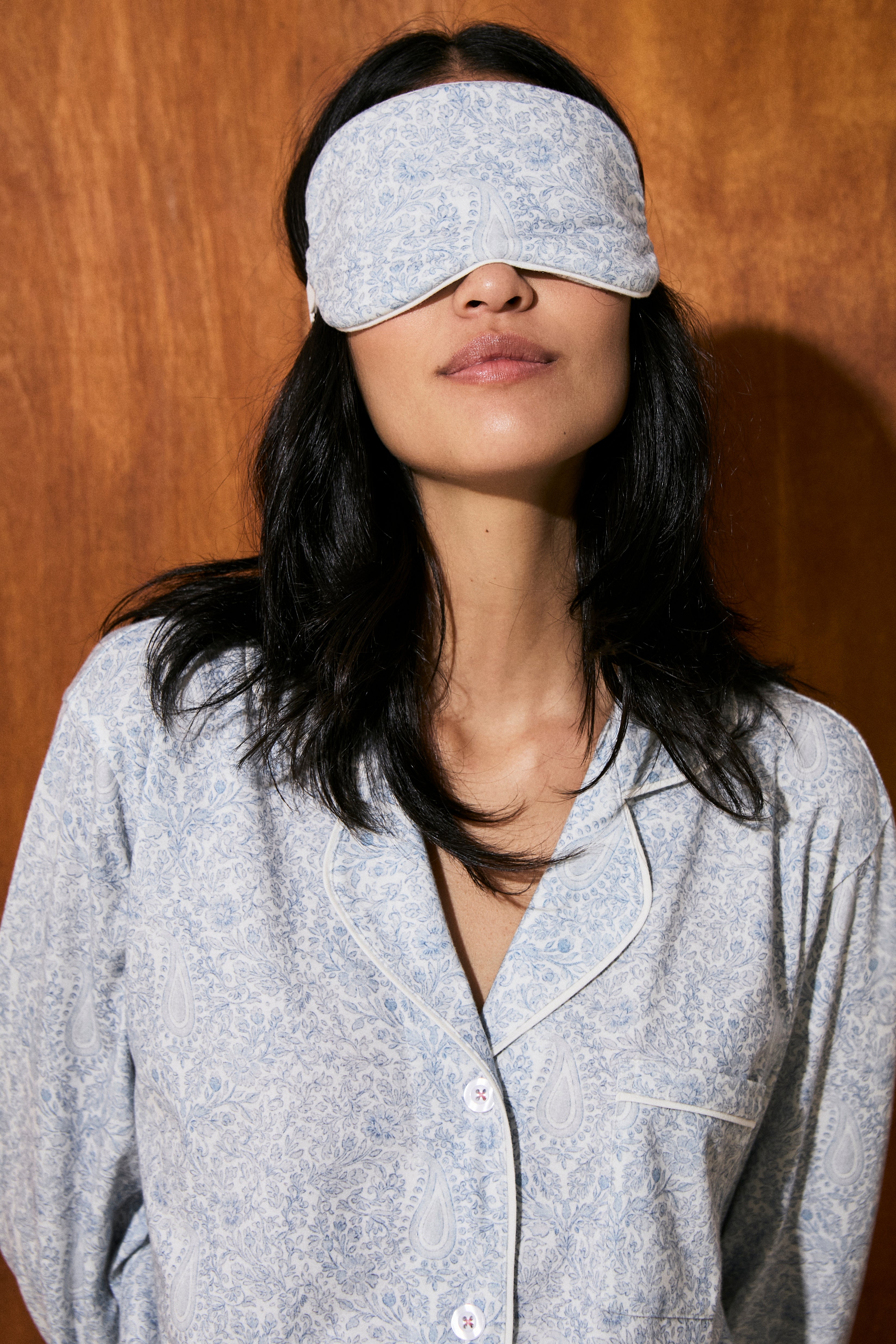 Sleepmask- Antifaz para dormir Blue Paisley