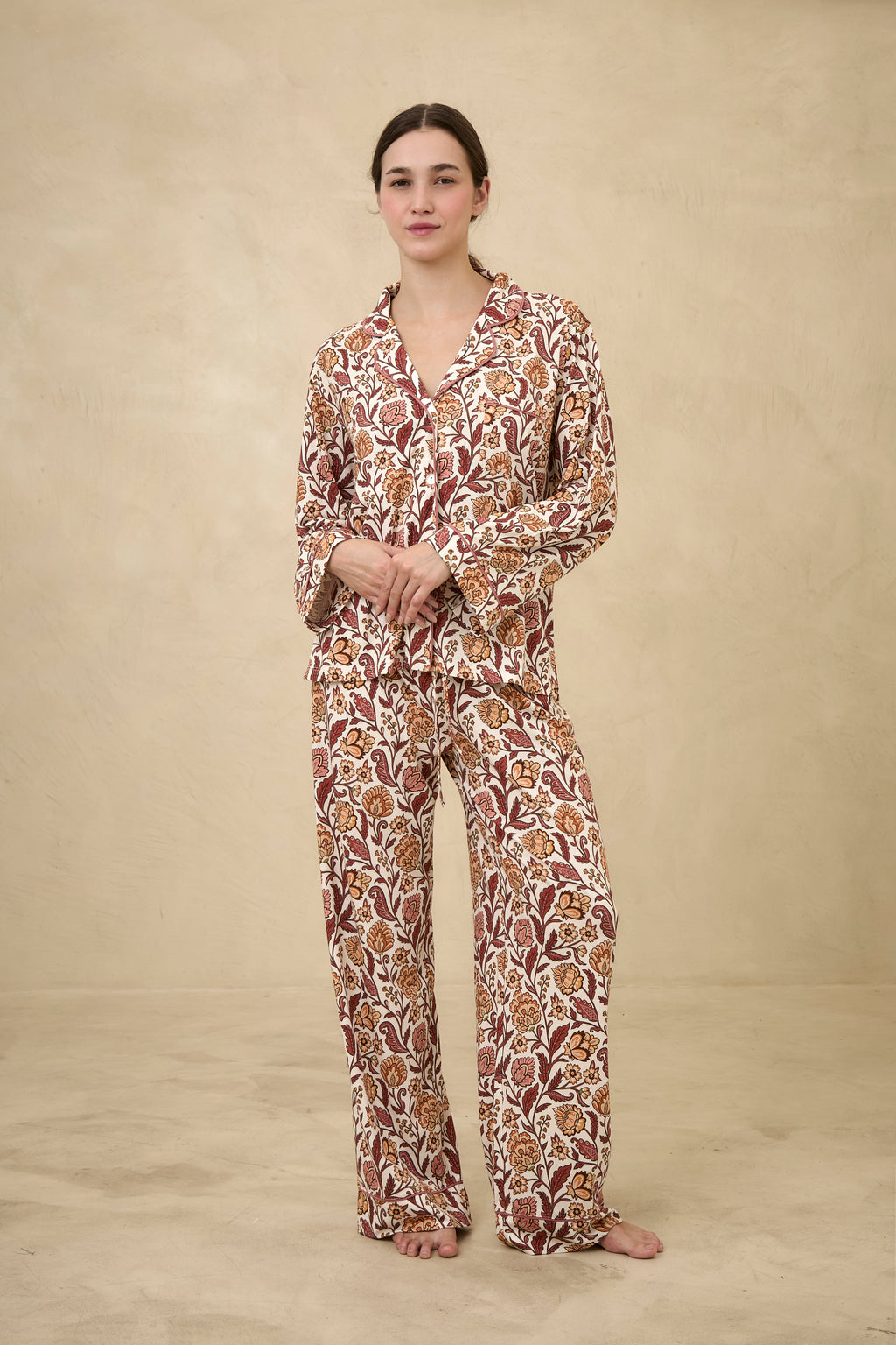Pijama Boyfriend Folk Garden