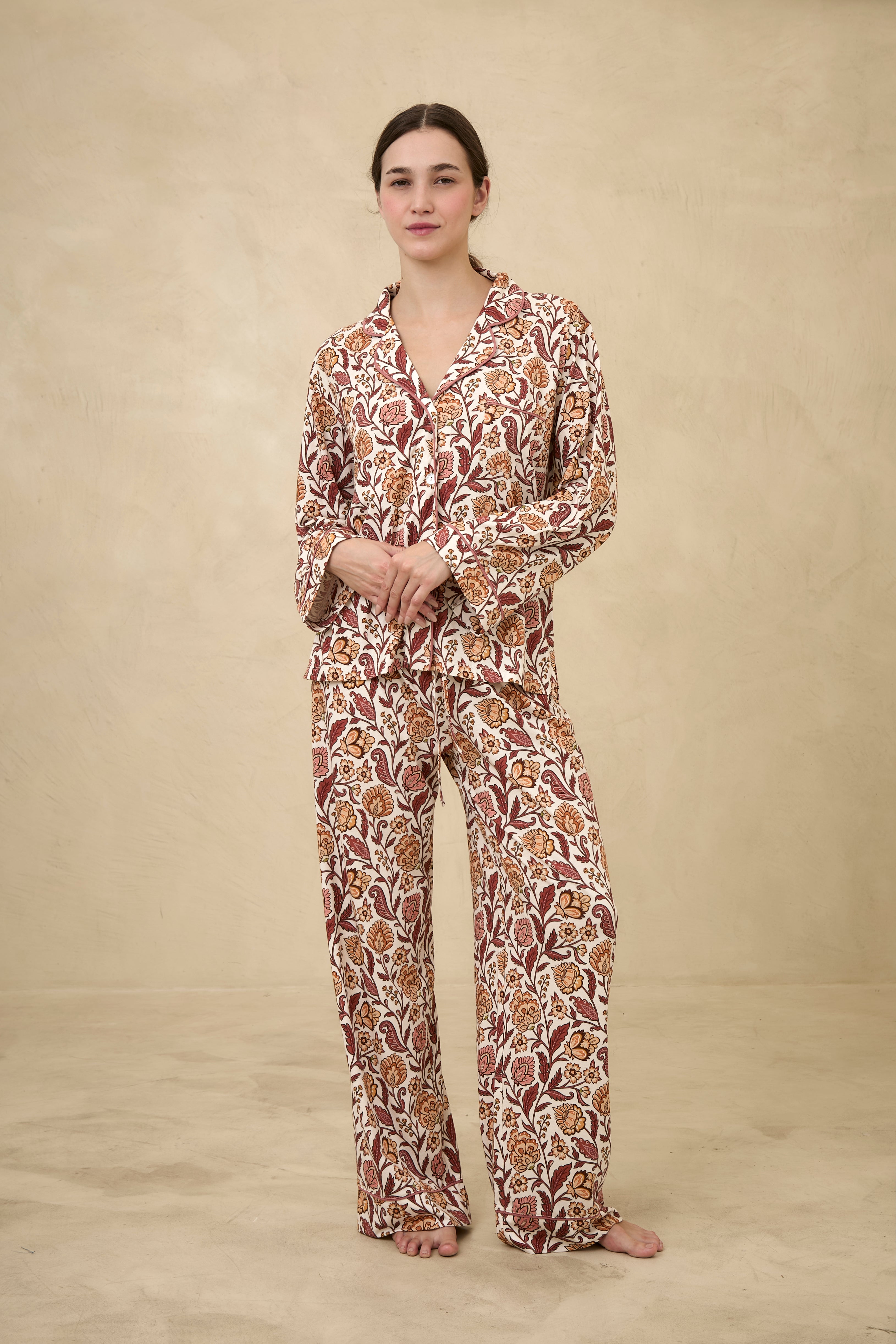 Pijama Boyfriend Folk Garden