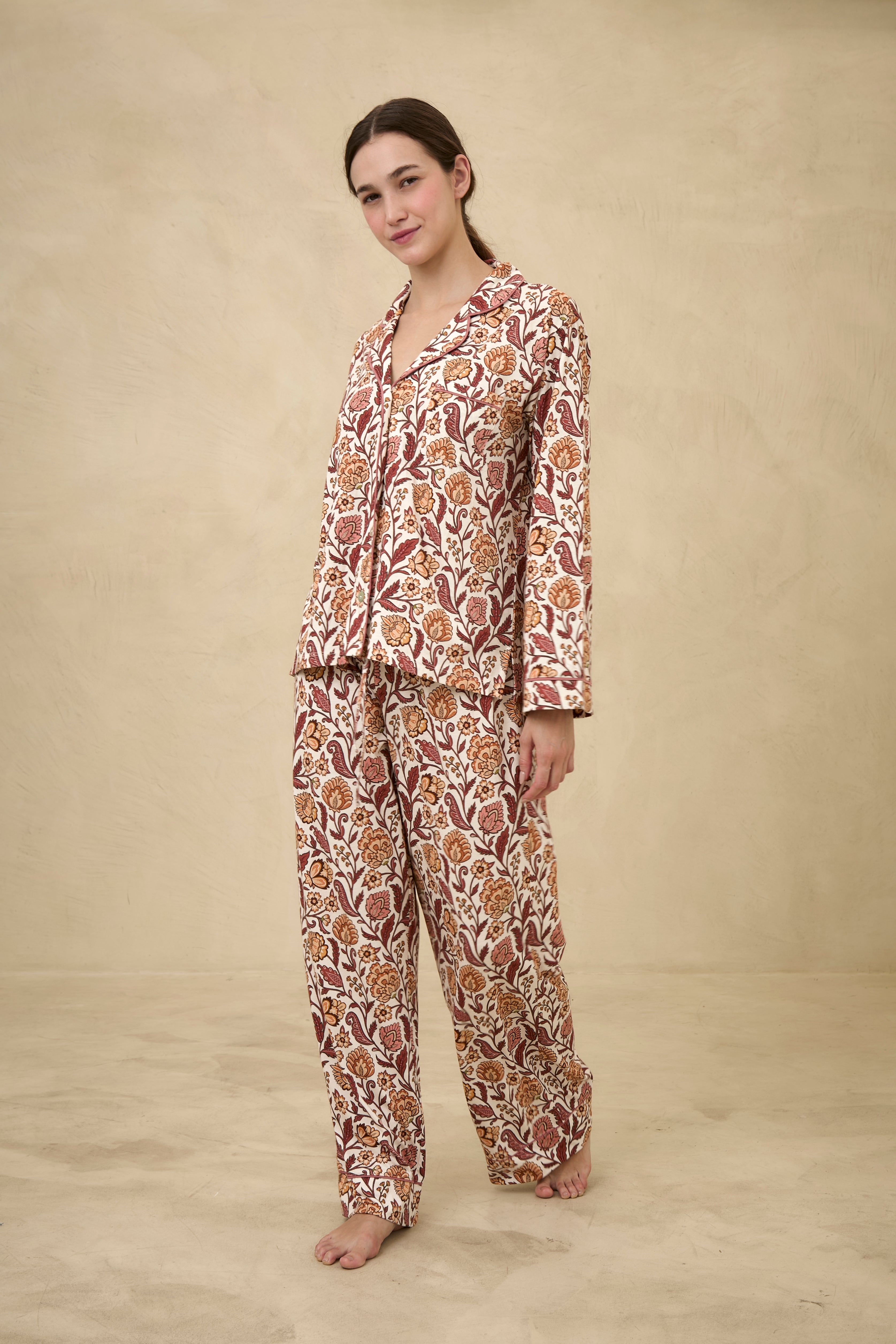 Pijama Boyfriend Folk Garden