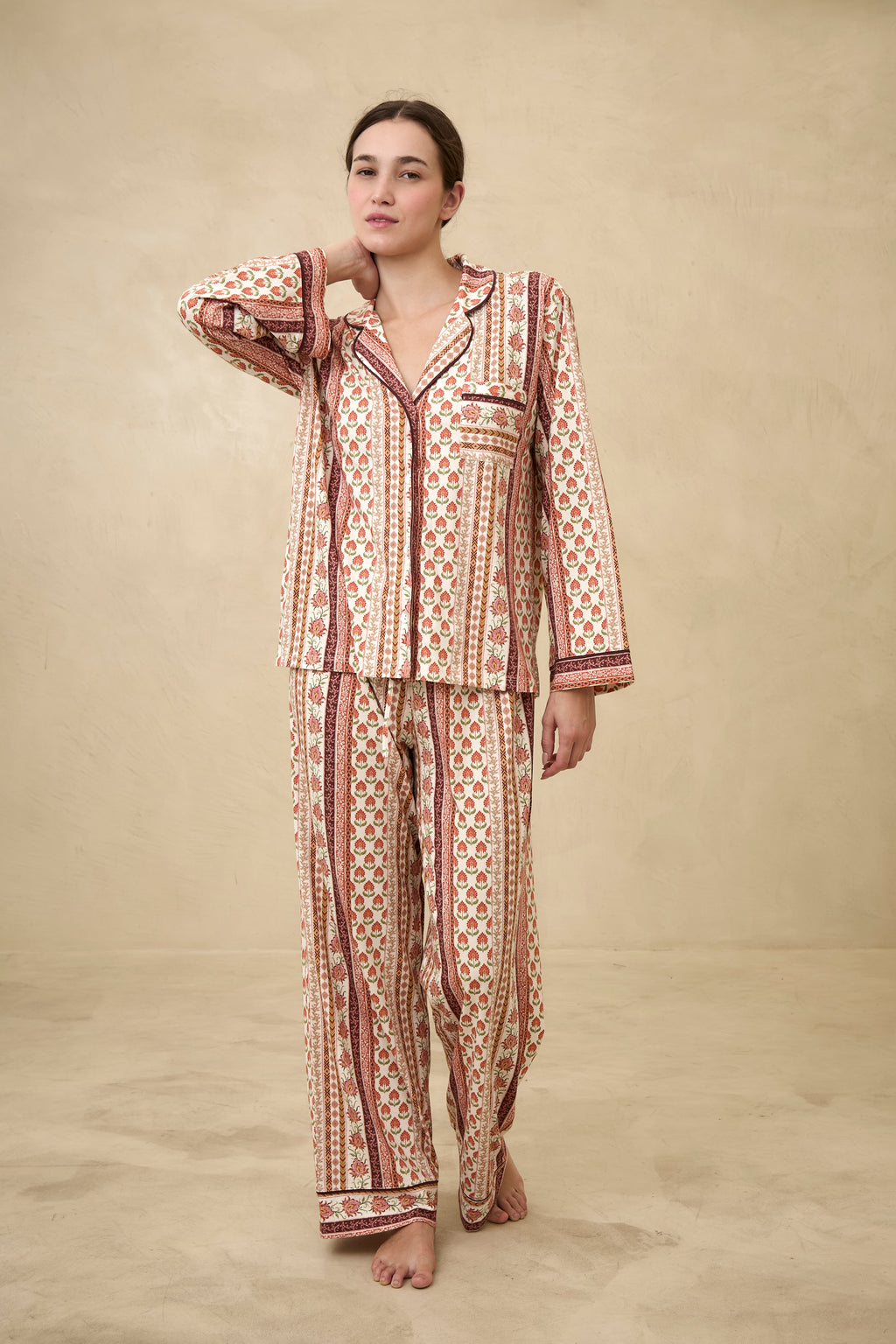 Pijama Boyfriend Boho Stripes