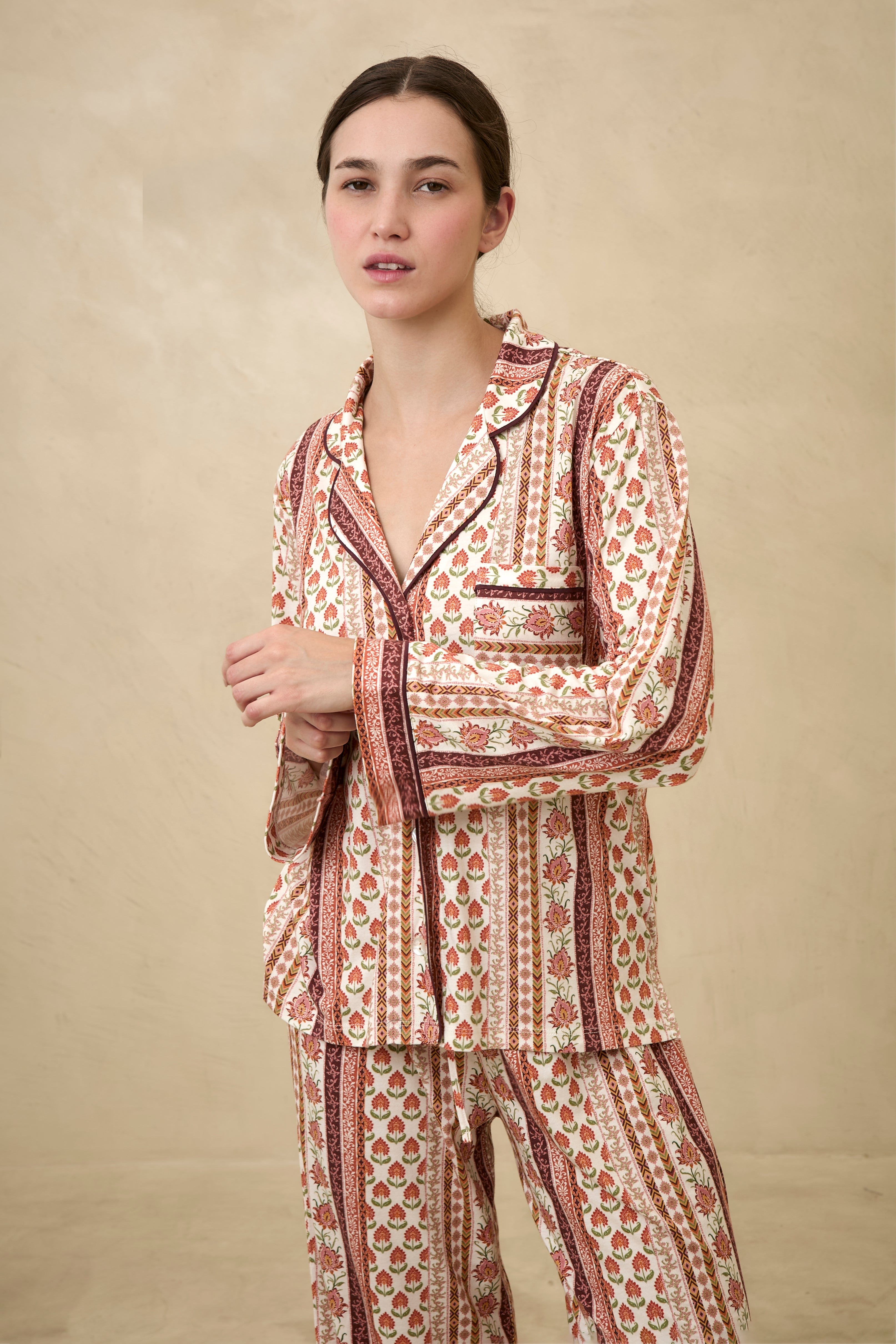 Pijama Boyfriend Boho Stripes