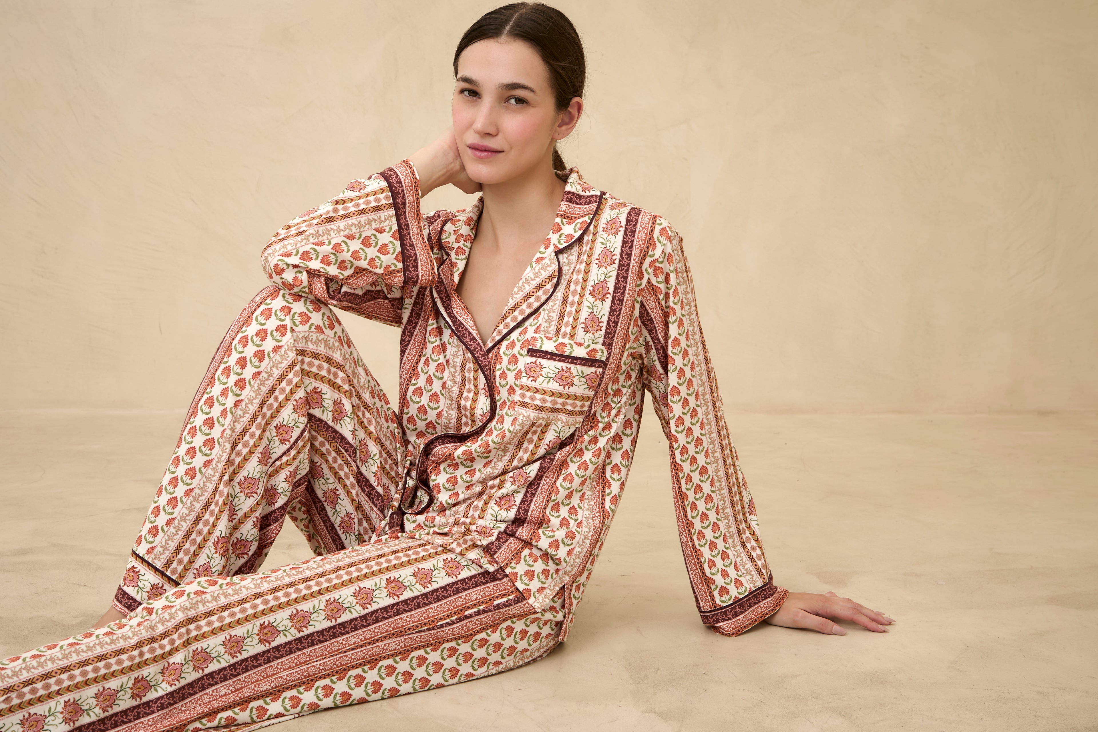 Pijama Boyfriend Boho Stripes