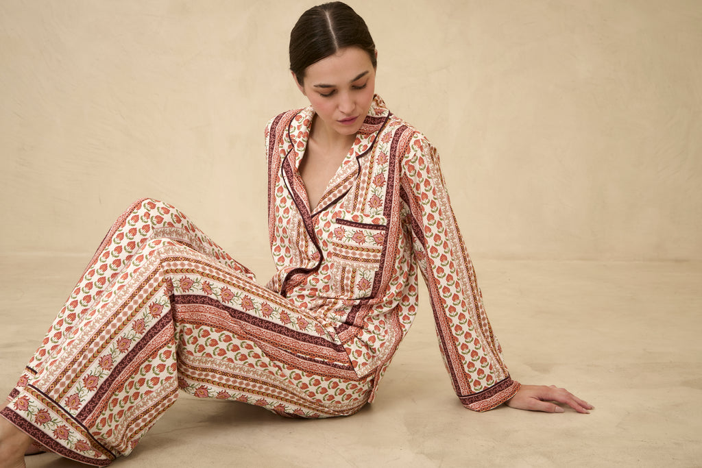 Pijama Boyfriend Boho Stripes