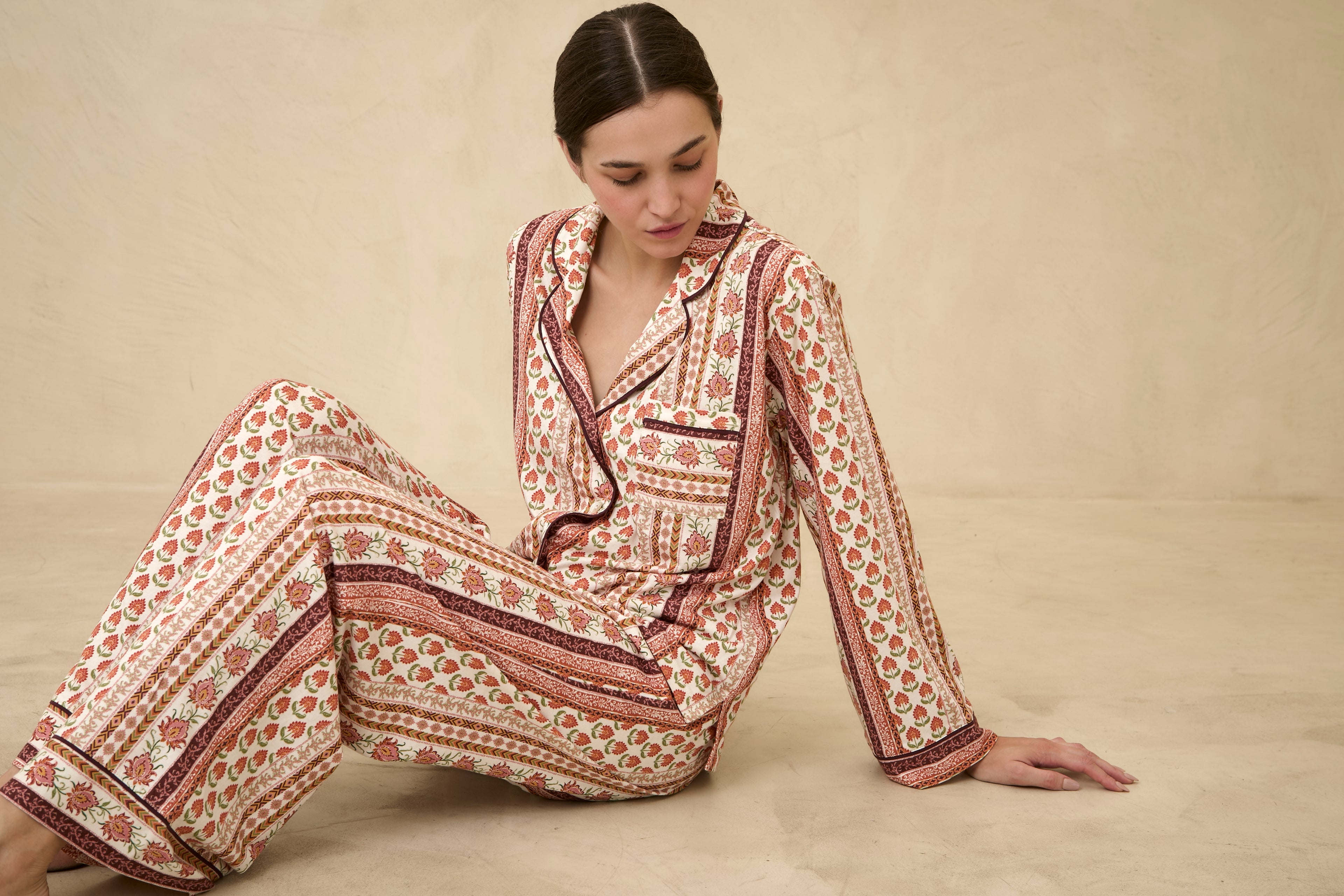 Pijama Boyfriend Boho Stripes
