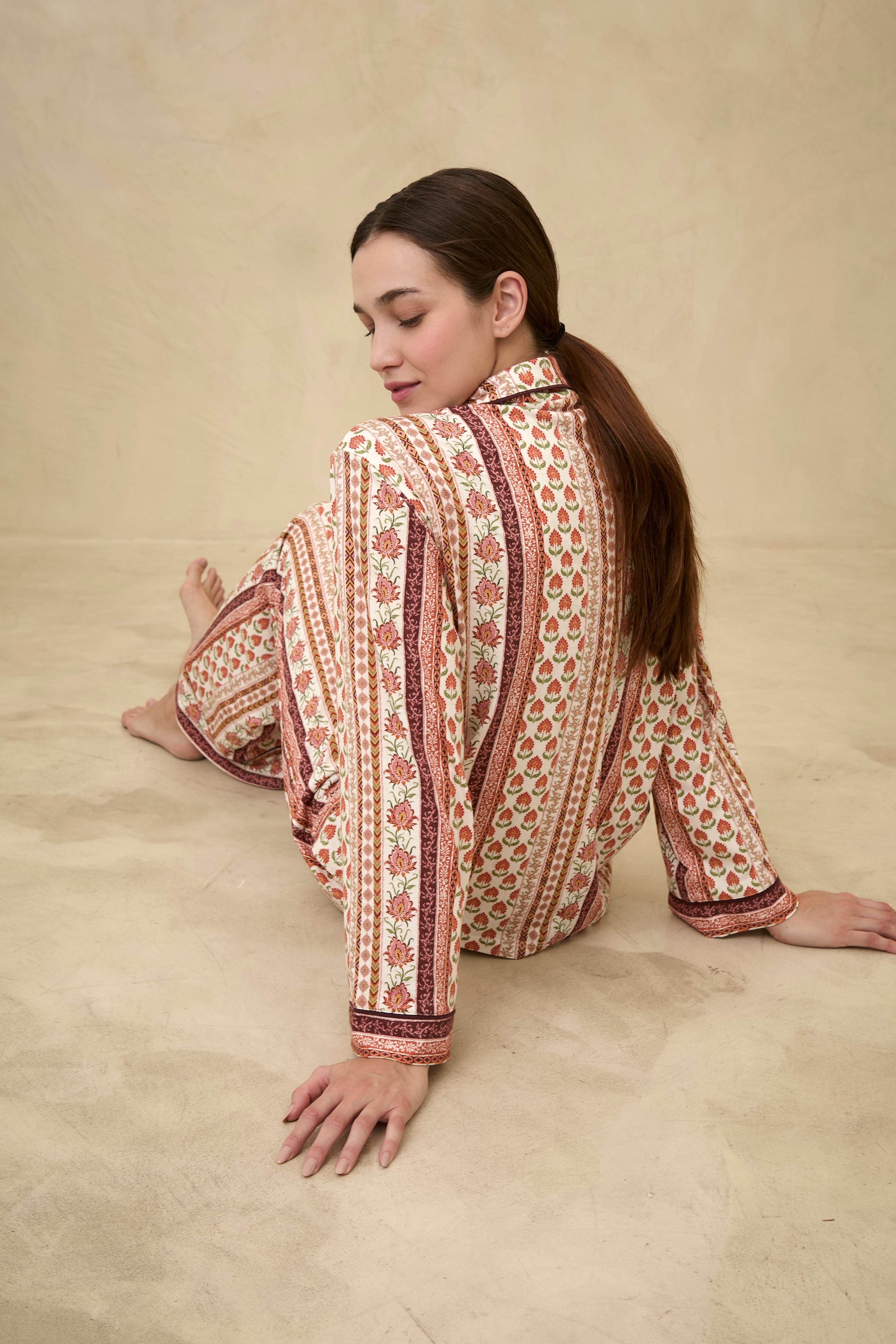 Pijama Boyfriend Boho Stripes