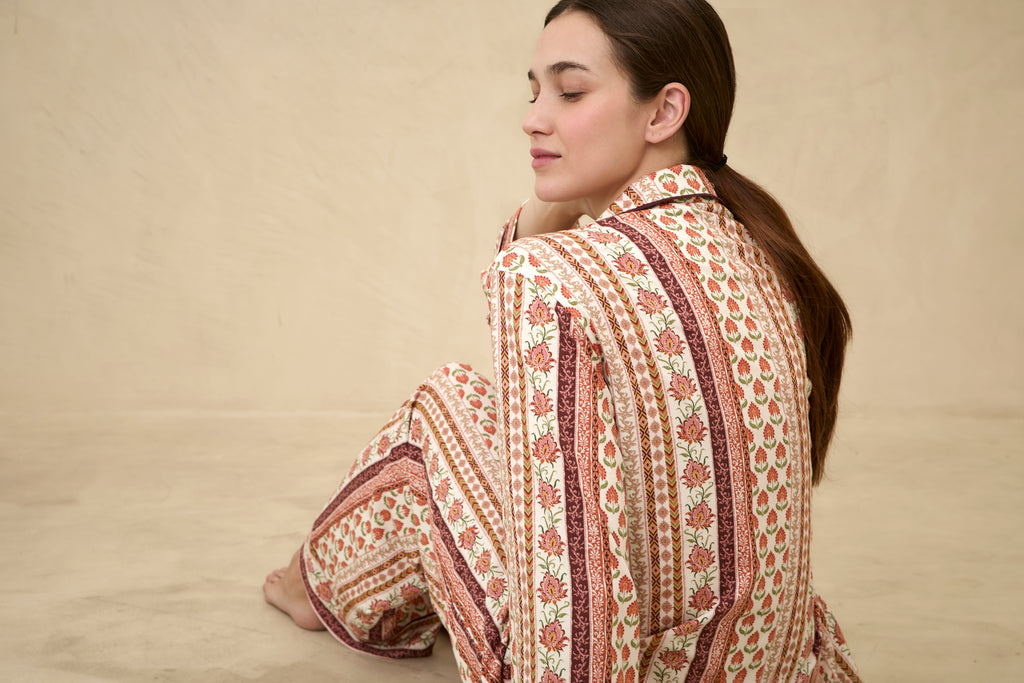 Pijama Boyfriend Boho Stripes
