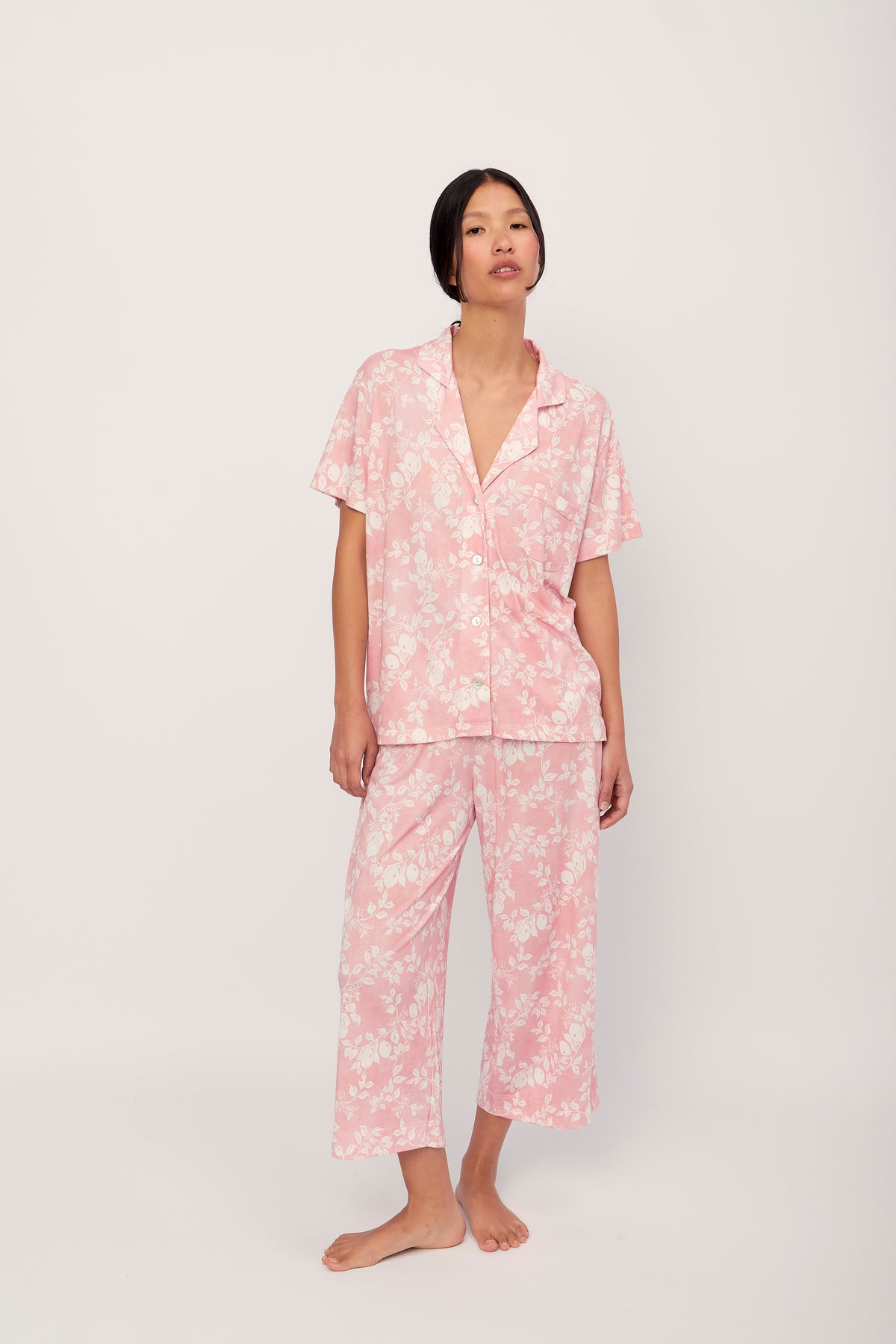 Pijama Boyfriend Coral Lemonade