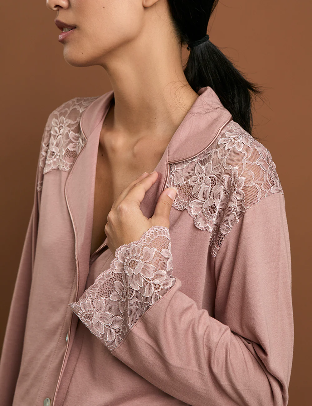 Pijama Boyfriend Bridal Rose