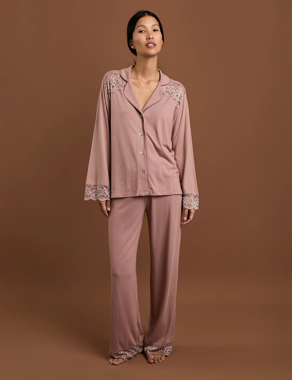 Pijama Boyfriend Bridal Rose